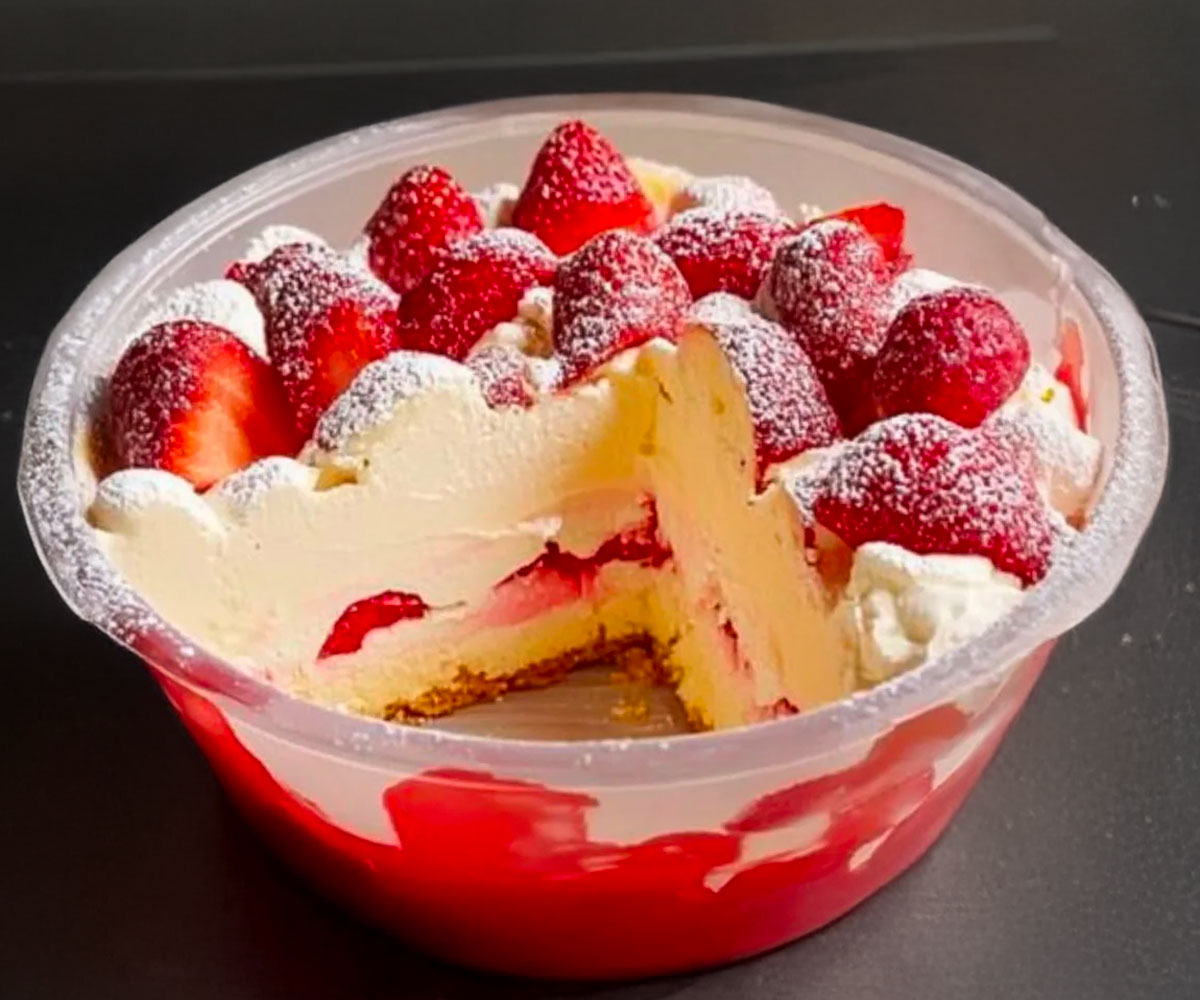 Aardbeien-speculoos-tiramisu i en beker: het fräsch och onweerstaanbar dessert!