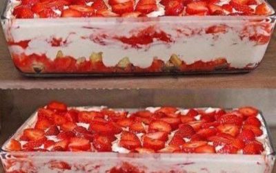 Jordgubbs-Raffaello Tiramisu – En krämig sommardröm på 10 minuter