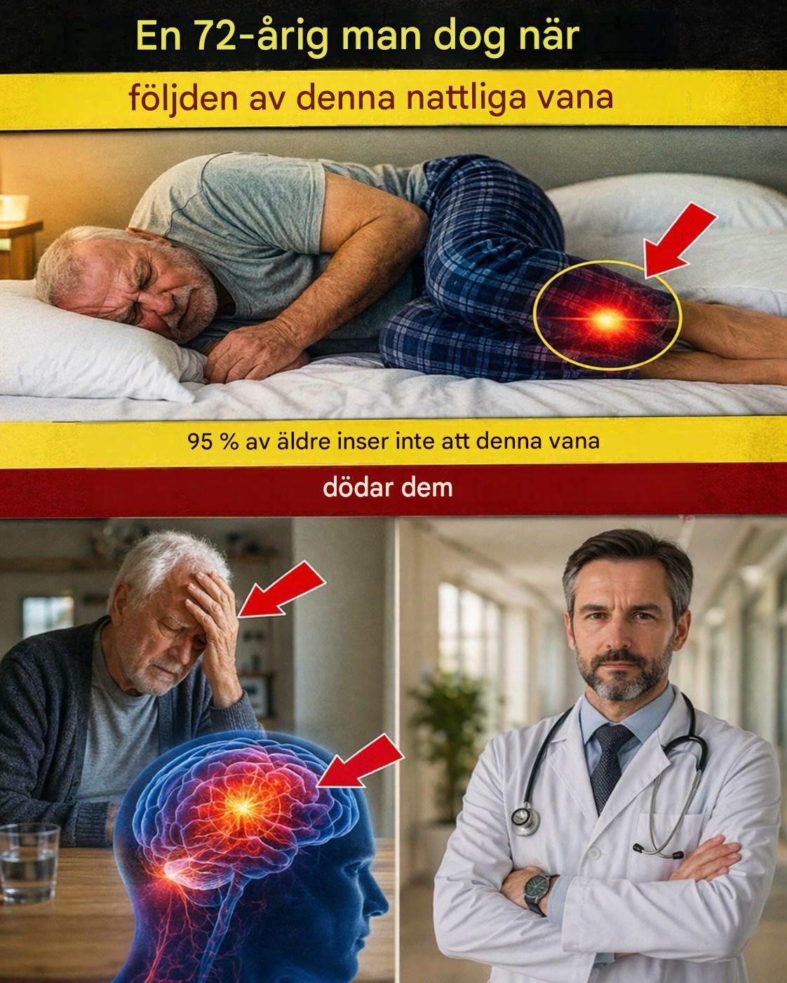 ÄLDRE, UNDVIK DENNA DÖDLIGA MORGONVANAN NU: DEN KAN ÖKA RISKEN FÖR STROKE PÅ NATTEN!