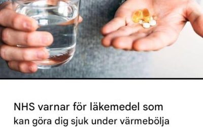 NHS utfärdar varning för läkemedel som kan göra dig sjuk under värmebölja