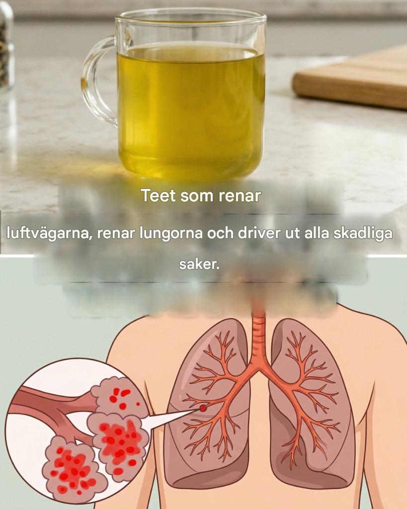 Teet som avlägsnar allt slem från lungorna, avgiftar luftvägarna och botar astma.