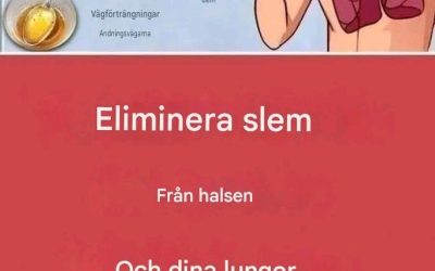 Rensa halsen och lungorna från slem med det här receptet – bara 2 ingredienser
