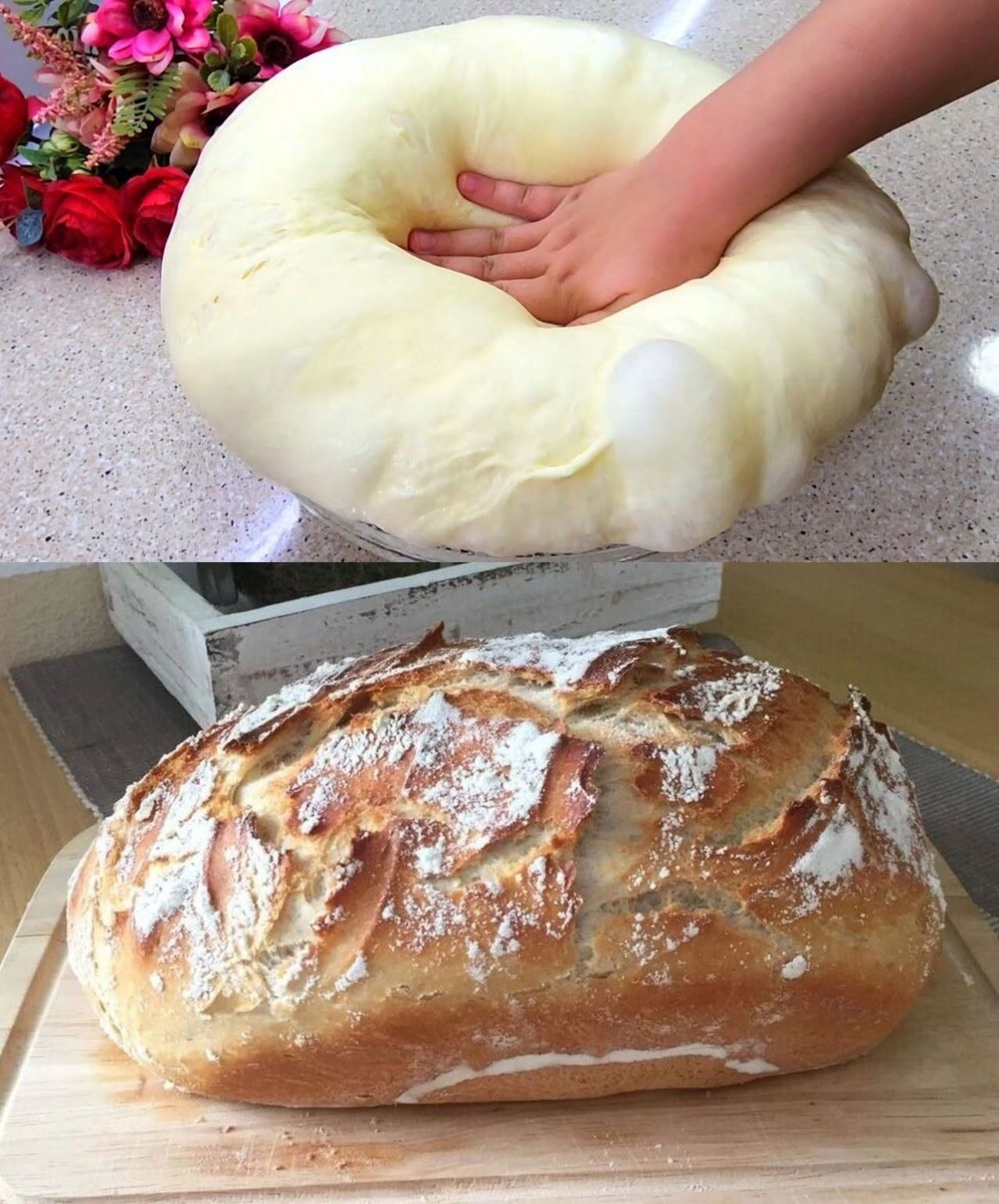Dinkelbröd med 100g yoghurt som jag bakar varje vecka!