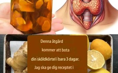 Denna kur kommer att läka din sköldkörtel på bara 3 dagar! Jag ger dig receptet i