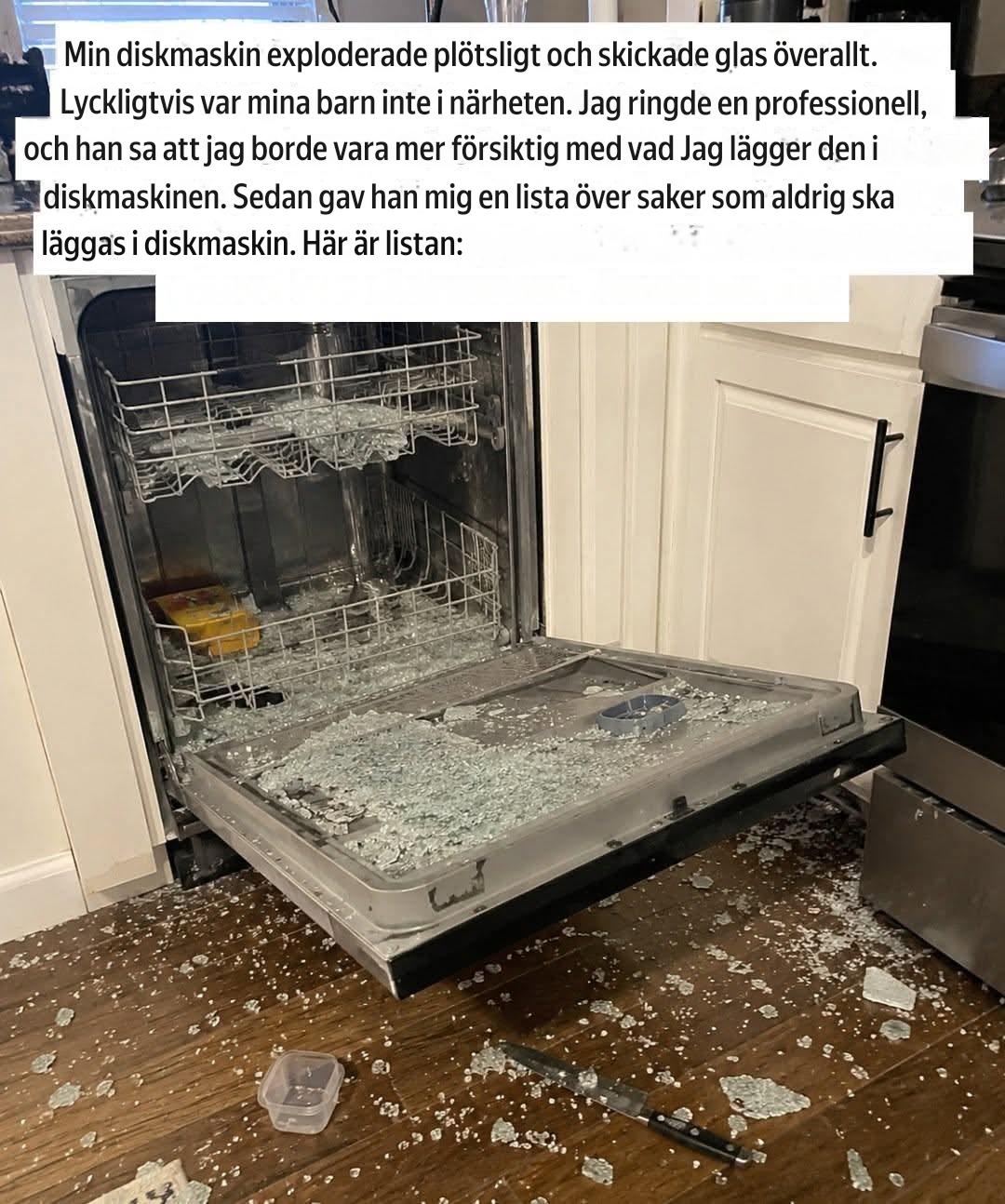 **8 saker du absolut inte bör diska i diskmaskinen** (och varför)