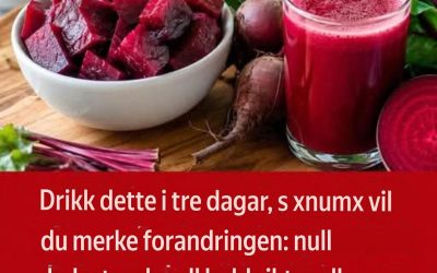 Drick det i tre dagar så kommer du att märka förändringen: noll kolesterol, noll artrit, noll trötthet. Jag ska ge dig receptet på en enkel OK.